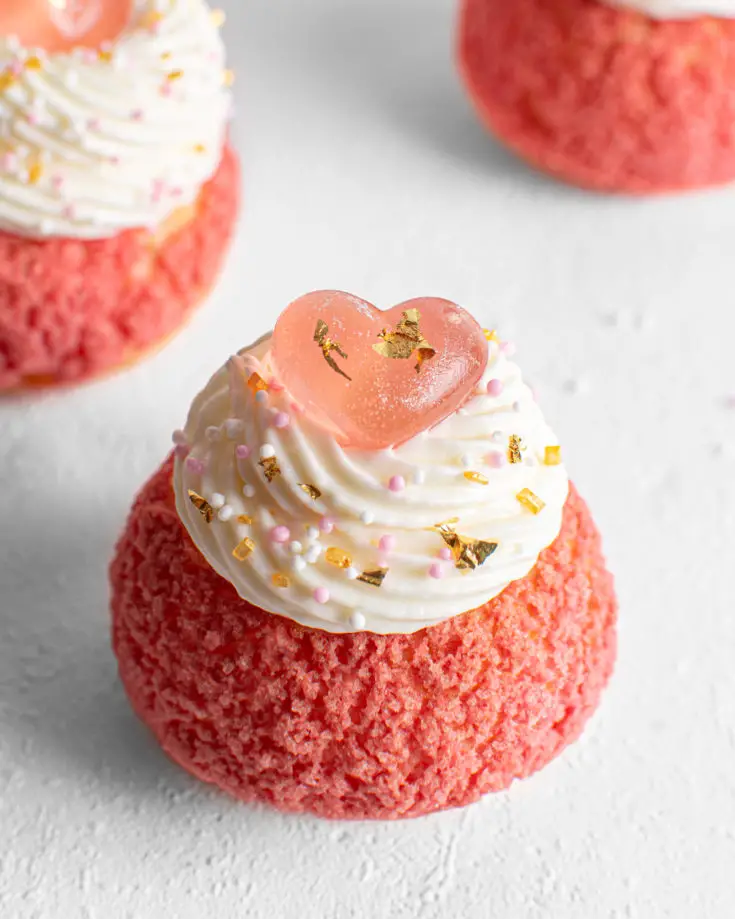 Lychee Jelly Cream Puffs