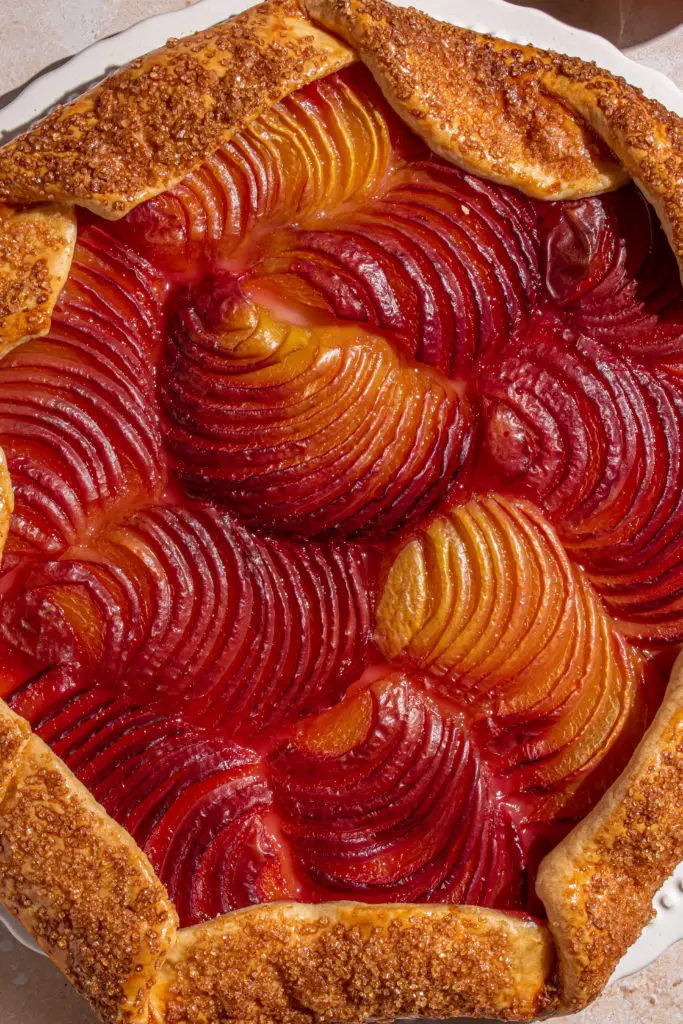 Super Easy and Rustic Nectarine Galette - Recipe Diaries