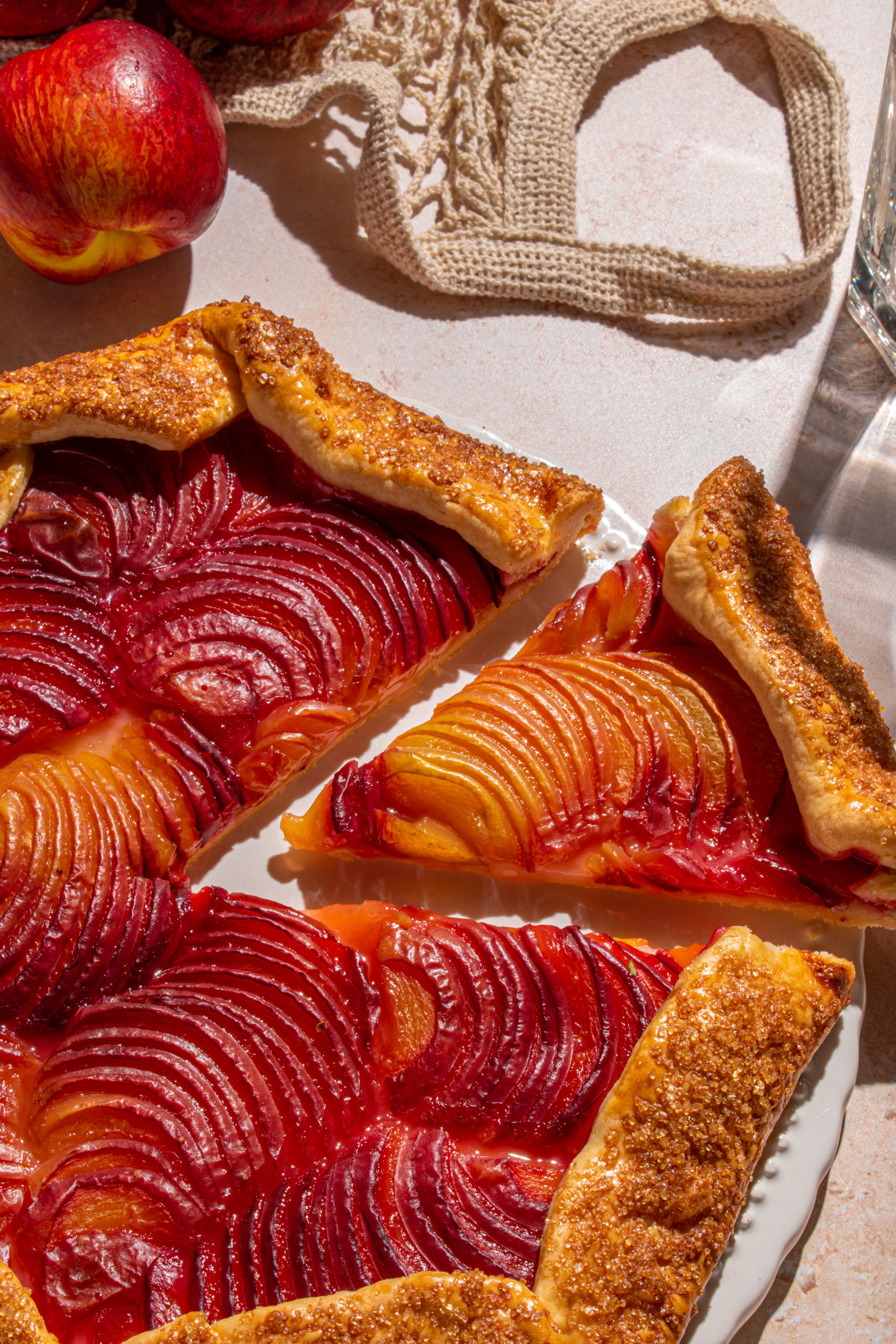 Easy Nectarine Galette Recipe - EricTriesIt