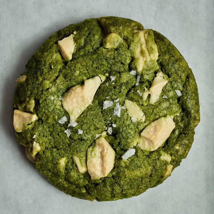 Brown Butter Matcha Cookies